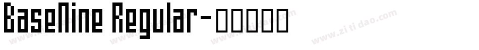 BaseNine Regular字体转换